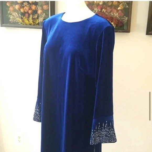 Calvin Klein Velvet Dress - Picture 8 of 16